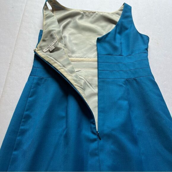 Banana Republic Outlet Women's Sleeveless Sheath Dress Royal Blue Size 2 - Picture 9 of 11